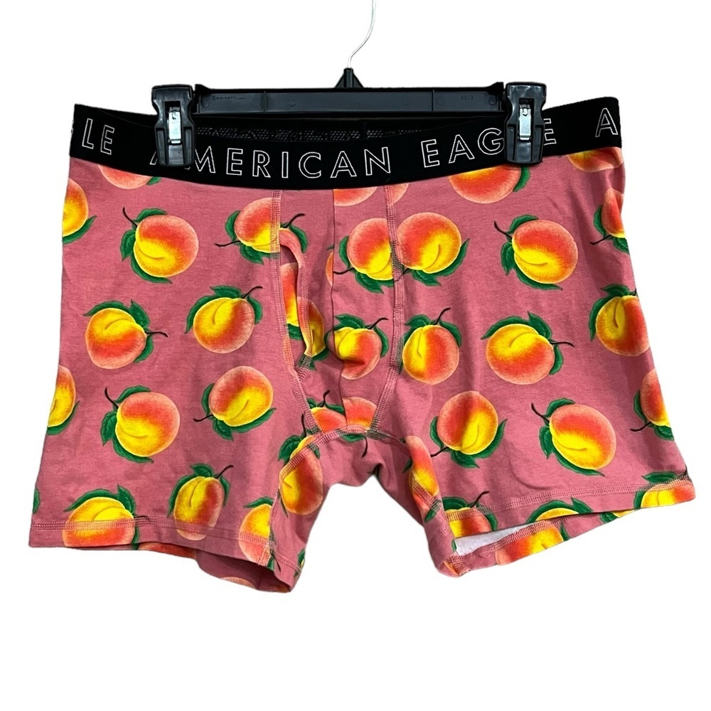 American Eagle Outfitters Men’s Boxer Briefs, Peaches design, size XL, NWOT!​​